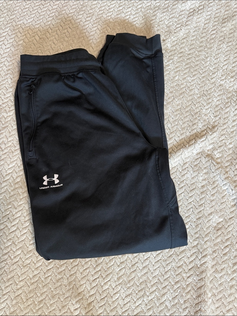 Under Armour Black Performance Track Pants with Logo